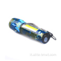 Flashlight mimetico ricaricabile con zoom mini ricaricabile USB